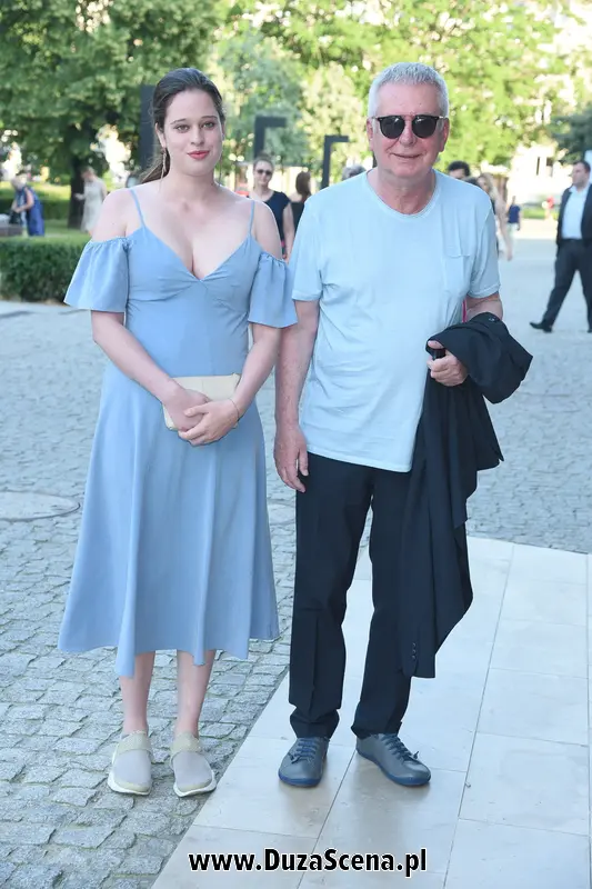 Krzysztof Materna z córką