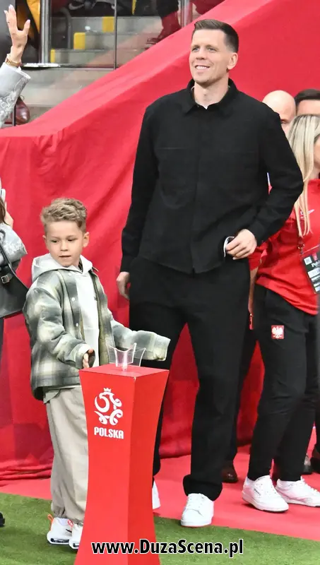 Wojciech Szczęsny z synem