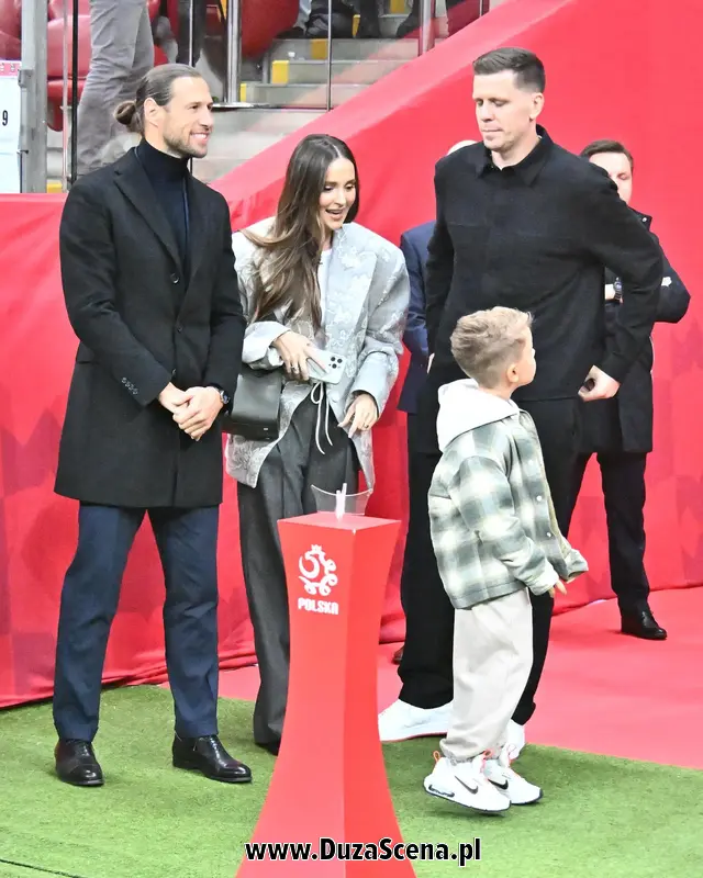 Grzegorz Krychowiak, Wojciech Szczęsny z żoną i synem