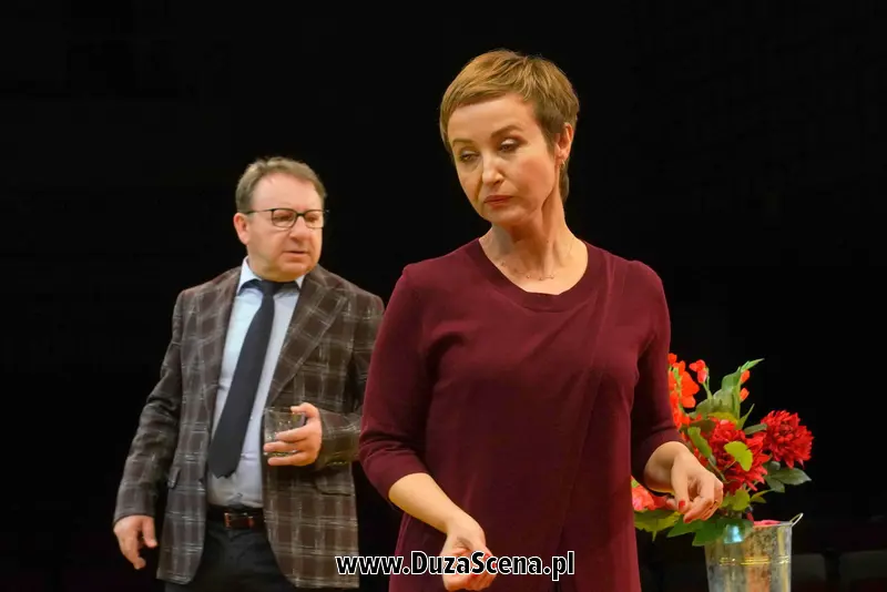 Zbigniew Zamachowski, Gabriela Muskała, spektakl "Oszuści"