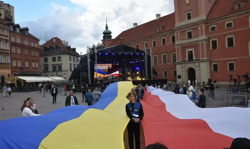 Gwiazdy na Placu Zamkowym w Warszawie
